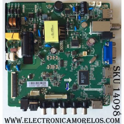 MAIN / FUENTE / (COMBO) ELEMENT H17010033 / TP.MS3393T.PB758 / 21005561 / E17019-KK / PANEL HV320WHB-N81 / MD3238YTBH