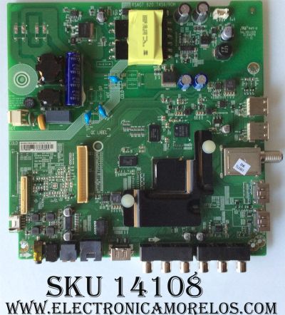 MAIN / FUENTE / (COMBO) / SHARP 210476 / RSAG7.820.7456/ROH / 210693/EH0313 / TX175BE4BY / MODELO LC-43P5000U / PANEL HV43H2178FWKBOM1	
