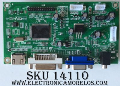 MAIN / SCEPTRE 900-00-00141 / M2483-HDVA3 V1.1 / L15891A1 / MODELO E22 E225W-19208A	