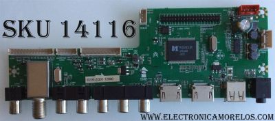 MAIN PARA TV RCA / NUMERO DE PARTE 46RE01M3393LNA35-K4 / LD.M3393.B / LG-RE01-150205-ZQ01 / 0205-ZQ01 12800 / PANEL DJ460HJS4306-12V / MODELO LED46C45RQ