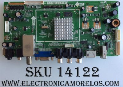 MAIN / RCA 19RE01TC83XLNA4-A1 / T.RSC8.3C 11411 / MT185GW01 / MODELO 19LA30RQD	