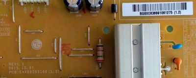 FUENTE DE PODER / LG EAY63689106 / EAX66203106(1.2) / LGP4760RI-15CH2-IT / MODELO 49SE3B-BE AUSSLJM / 55SE3KB-BE AUSSLJM / 49SL5B-BE AUSSLJM / 55SM5KB-BD AUSSLJM / 55LS5B-BE AUSSLJM / PANEL LD490EUE-FHB1	 - Imagen 2