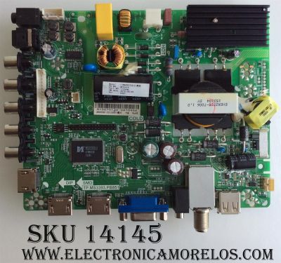 MAIN / FUENTE / (COMBO) / HISENSE 173395 REV:E001 / TP.MS3393.PB851 / LTDN40D37US (2) / MODELO 40H3E / PANEL JHD400GF-E32(008)\S30\FM\ROH\ 	