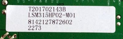 MAIN PARA MONITOR SCEPTRE  / T201702143B / JRY-L8787-BV1 / LSM315HP02-M01 / 8142127872602 / PANEL LSM315HP01-M01 / MODELO C32 - Imagen 2