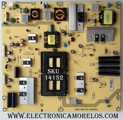 FUENTE DE PODER / VIZIO ADTVA2419XAY / A2419XAY / 715G4565-P02-W20-003H / SUSTITUTAS ADTV12419XZN / ADTVA2419XZ8 / ADTV12417XA2 / ADTVA2419AAY / ADTVB2419AD2 / MODELO M3D420SR	