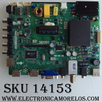 MAIN / FUENTE / (COMBO) B15051823 / 02-SHS39A-C002008 / TP.MS3393T.PB79 / 3MS3393X-2 / MODELO FW32D25T	