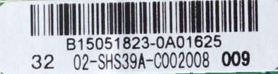 MAIN / FUENTE / (COMBO) B15051823 / 02-SHS39A-C002008 / TP.MS3393T.PB79 / 3MS3393X-2 / MODELO FW32D25T	 - Imagen 2