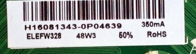 MAIN / FUENTE / (COMBO) ELEMENT H16081343 / TP.MS3393T.PB758 / MODELO ELEFW328 LE-32GJL4-B3	 - Imagen 2