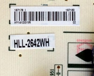 FUENTE DE PODER / HISENSE 167178 / RSAG7.820.5338/ROH / SUSTITUTA 167180 / MODELO 32K20DW / PANEL HD315DH-E82\S2	 - Imagen 2