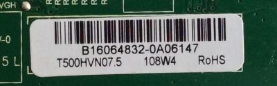 MAIN / FUENTE / (COMBO) INSIGNIA 55.50S12.2E4 / 5550S122E4 / S500HF53 VD / TP.MS3393T.PC792 / T500HVN07.5 / SC-SY16064832 / MODELO NS-50D510NA17 / PANEL T500HVN07.5	 - Imagen 2