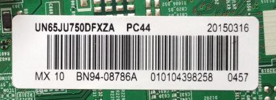 MAIN PARA TV SAMSUNG / NUMERO DE PARTE BN94-08786A / BN97-09415B / BN41-02356A / BN9408786A / PANEL CY-WJ065FLLV2H / MODELO UN65JU750 / UN65JU750DFXZA TH01 - Imagen 2
