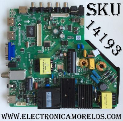 MAIN / FUENTE / (COMBO) / ELEMENT  N14090078 / 34012386 / TP.MS3393.PC821 / PANEL T500HVN04.1