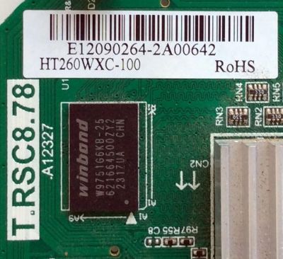 MAIN / RCA E12090264 / RE010C878LNA1-B1 / T.RSC8.78 / MODELO 26LB30RQD	 - Imagen 2