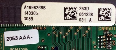 MAIN  SONY A-1992-663-A / A1998266B 253D / A-1998-266-B / SUSTITUTA A-1998-282-A / PANEL T500HVN04.0 / DISPLAY T500HVN08.0 / MODELOS / KDL-50W700B / KDL-50W790B / KDL-50W800B (NOTA IMPORTANTE: ACTUALIZACIÓN DE SOFTWARE REQUERIDA PARA SU MODELO) - Imagen 2