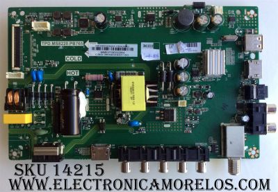 MAIN / FUENTE / (COMBO) / VIZIO 3639-0292-0150 / A16110605 / TPD.MS8220.PB765 / 363902920150 / MODELO D39HN-E0 LAUAVLCS	