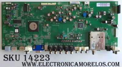 MAIN / VIZIO 3642-0262-0150 / 0171-2272-2293 / PANEL LC420WX7(SL)(A1) / MODELO VW42LHDTV10A	