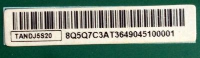 T-CON / SCEPTRE TADNJ5S20 / E88441 / MODELO U65 C4IV58BA	 - Imagen 2