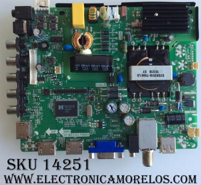 MAIN / WESTINGHOUSE 34013495 / H15030841 / TP.MS3393.PB851 / MODELO WD32HB1120 TW-00121-R032D / PANEL ST3151A04-9 / VER:ac68	