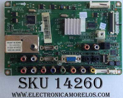 MAIN PARA TV SAMSUNG / NUMERO DE PARTE BN96-11410A / BN41-01181A / BN97-03226J / SUSTITUTAS BN94-02679H / BN94-02679G / BN94-02679V / BN96-11409A / BN96-11409B / PANEL LTF320AP06-B10 / MODELOS LN32B360C5DXZA SP02 / LN32B360C5DXZA SG03	