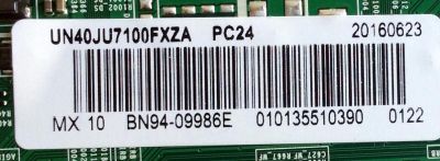 MAIN / SAMSUNG BN94-09986E / BN41-02356C / BN97-10228A / MODELO UN40JU7100FXZA	 - Imagen 2