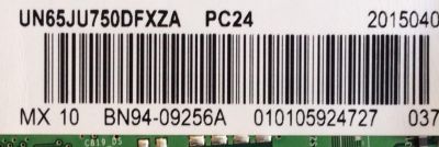 MAIN / SAMSUNG BN94-09256A / BN41-02356B / BN97-09342C / MODELO UN65JU750DFXZA TH01 / PANEL CY-WJ065FLLV2H	 - Imagen 2
