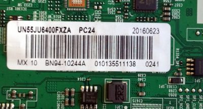 MAIN PARA TV SAMSUNG / NUMERO DE PARTE BN94-10244A / BN41-02443A / BN97-10096K / BN9410244A / PANEL CY-GJ055HGLV7H / MODELO UN55JU6400 / UN55JU6400FXZA UD03 - Imagen 2