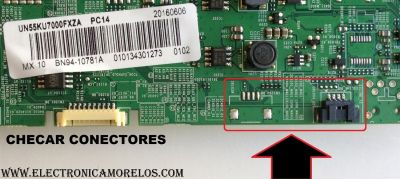 MAIN PARA TV SAMSUNG / NUMERO DE PARTE BN94-10781A / BN41-02528A / BN97-10970A / BN9410781A / PANEL CY-GK055HGEV2V / MODELO UN55KU7000 / UN55KU7000FXZA FA01 - Imagen 2