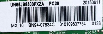 MAIN PARA TV SAMSUNG / NUMERO DE PARTE BN94-07834C / BN41-02356B / BN97-08907E / PARTES SUSTITUTAS BN94-10155W / BN94-07834A / BN94-08276C / BN94-10155Y / BN94-08276A / PANEL CY-QJ055FLLV1H / MODELO UN55JS8500FXZA TH01 - Imagen 2