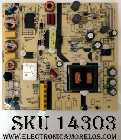 FUENTE DE PODER / JVC 1070001014 / 1POF248373A / 1070001014-00786 / TV5502-ZC02-01 / 303C5502066 /	