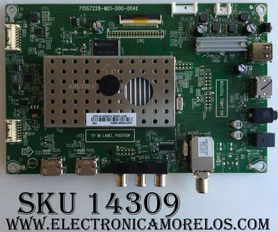 MAIN / HAIER 756TXFCB0QK018020X / XFCB0QK018 / (X)XFCBQK018020X / BPFFTGKX3 / 715G7228-M01-000-004K / MODELO 49E4500R / PANEL TPT490H2-DUYSHA.G REV:SC1B