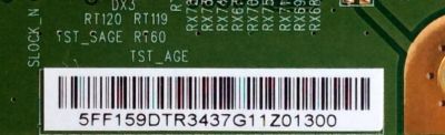 T-CON / VIZIO 5FF159DTR / V500DK1-CKS1 / MODELO P502UI-B1 LTY6RKCR / PANEL TPT500DK1-QS1 REV: SC1A	 - Imagen 2