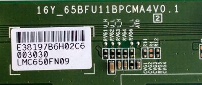 T-CON / BOLVA LJ94-38197B / 38197B / 16Y_65BFU11BPCMA4V0.1 / MODELO 65BL00H7-01	 - Imagen 2