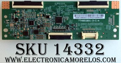 T-CON / SAMSUNG 34291106203 / TT4851B01-3-C-4 / MODELO UN49M5300AFXZA CA02 / PANEL CY-JM049BGHV2H	