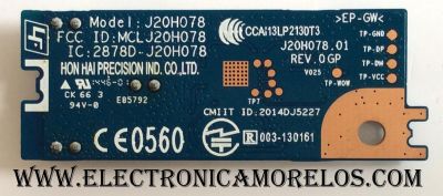 MODULO DE WI-FI PARA TV / SONY J20H078.01 / 1-458-751-21 / 2878D-J20H078 / 2014DJ5227 / CCAI13LP2130T3 / MODELO KDL-40R550C	 - Imagen 2