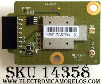MODULO DE WI-FI PARA  TV / VIZIO 0980-0140-0460 / AW-NU148 / AR5BUB173 / MODELO E3D420VX / E472VL	