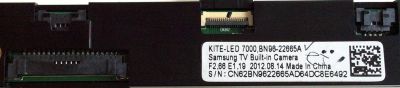 COMPLEMENTO DE CÁMARA INCORPORADA / SAMSUNG BN96-22665A / BN9622665A / MODELO UN55ES7500FXZA TS01 / PANEL LTJ550HQ16-V	 - Imagen 2