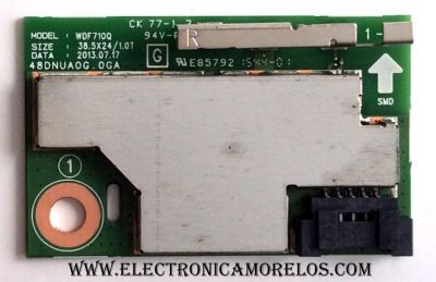 MODULO DE WI-FI PARA TV / SAMSUNG BN59-01196C / WDF710Q / WSWLM400A00 / MODELOS UN43J5200AFXZA BD03 / UN43J5200AFXZA BD06 / UN40J520DAFXZA DA03 / UN40J520DAFXZA IH01 / UN40J520DAFXZA JH02	 - Imagen 2