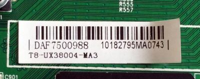 MAIN / INSIGNIA T8-UX38004-MA3 / 40-UX38NA-MAG2HG / DAF7501027 / V8-UX38001-LF1V204(C5) / MODELO NS-40DR420NA16 - Imagen 3
