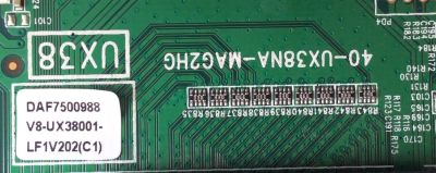 MAIN / INSIGNIA T8-UX38004-MA3 / 40-UX38NA-MAG2HG / DAF7501027 / V8-UX38001-LF1V204(C5) / MODELO NS-40DR420NA16 - Imagen 2