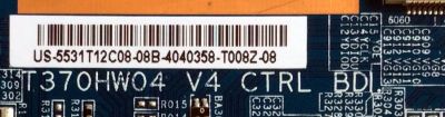 T-CON / PHILIPS 55.31T12.C08 / T315HW05 V4 / 37T06-C01 / MODELO 32PFL4505D/F7 / PANEL T315HW05 V.4  - Imagen 2