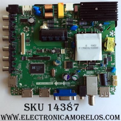 MAIN / FUENTE / (COMBO) / RCA 40GE0010366-B1 / TP.MS3393.PB801 / L15082580 / LSC400HF09 / AE0010366 / MODELO LED40G45RQ	