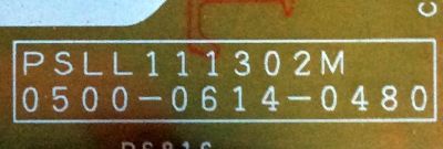 FUENTE DE PODER / JVC 0500-0614-0480 / 0500-0614-0480 / PSLL111302M / AMTRAN_EM42 / REV:1.0 / MODELO EM42FTR	 - Imagen 2