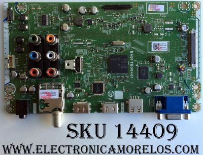 MAIN / EMERSON A3ATCMMA-002 / BA31TBG0401 1 / A3ATCUH / MODELO LF391EM4 DS2 / PANEL U30T2XH