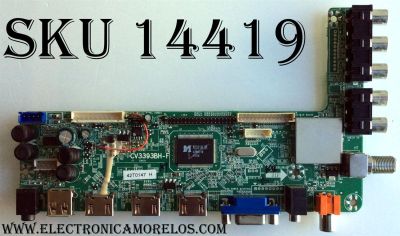 MAIN / WESTINGHOUSE 42T0147 / CV3393BH-F / 1.80.60.00107 / F50CV3393BHF11001 / LTE50308 / MODELO DWM50F3G1  VER:TW-77521-A050D / PANEL  D500D3-GG55-C0X / T500HVN04.1	