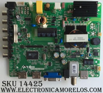 MAIN / FUENTE / (COMBO) / HAIER B15082893 / TP.MS3393.PB851 / MODELO 28E2000	