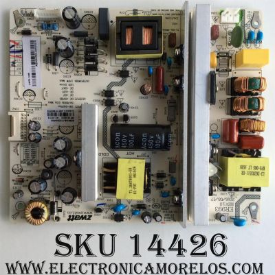 FUENTE DE PODER / RCA AE0050363 / ER993-B / REV:1.0 / ER993-B-115350-P08 / MODELO RLDED5098	