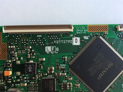T-CON / SHARP CPWBX3772TPZD / X3772TPZD / MODELO LC-37D43U / PANEL LK370T3LZ6CX - Imagen 2