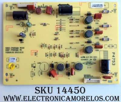LED DRIVER / PHILIPS UPB000RGB001 / 5800-P58DQM-W100 / 168P-P58DQM-W1 / SUSTITUTAS Kit-58PFL4609/F7-K1 / PANEL V580HJ1-LD6 REV.C1 / MODELO 58PFL4609/F7 DS1 / 58PFL4909/F7 DS2	