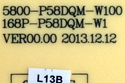 LED DRIVER / PHILIPS UPB000RGB001 / 5800-P58DQM-W100 / 168P-P58DQM-W1 / SUSTITUTAS Kit-58PFL4609/F7-K1 / PANEL V580HJ1-LD6 REV.C1 / MODELO 58PFL4609/F7 DS1 / 58PFL4909/F7 DS2	 - Imagen 2