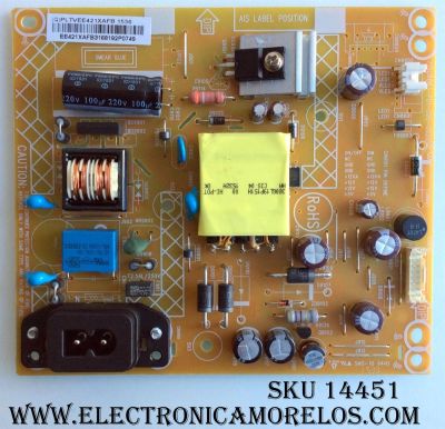 FUENTE DE PODER / VIZIO PLTVEE421XAFB / 715G6863-P01-000-002S / (Q)PLTVEE421XAFB / VEE421XAFB / MODELOS D24H-C1 / D24H-C1 LTT6SLAQ / D24H-C1 LTT6SLBR / D24H-C1 LTT6SLCR / D24H-C1 LTTUSLFR